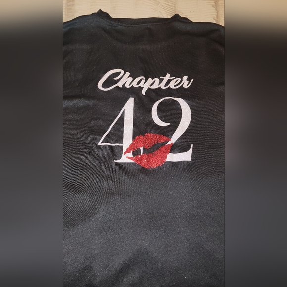 Black Dryfit T Shirt "Faboulous Since 1978" Front Chapter 42 Back - Picture 4 of 4